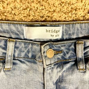 Buckle bridge by gly jeans, sz 28, high waist, wide leg